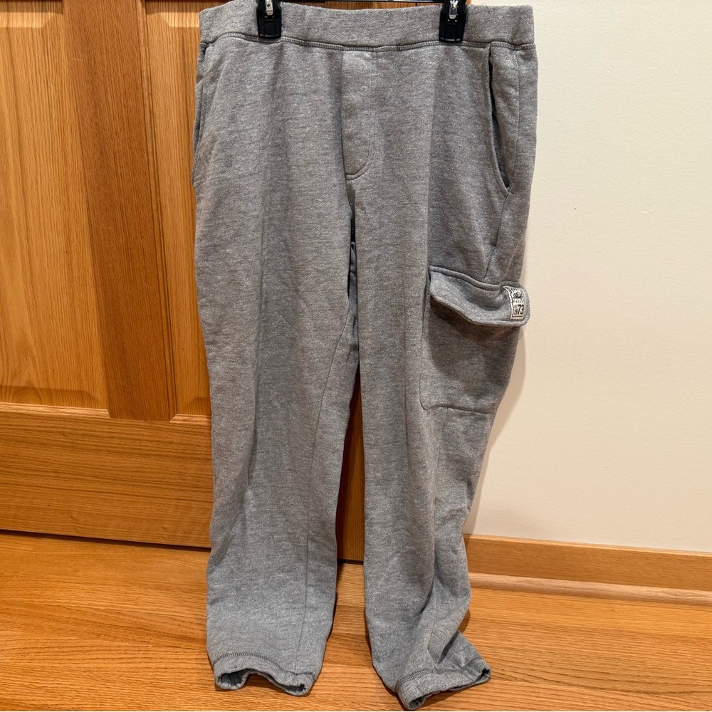 Men’s Roots Heather Gray Cargo Sweatpants